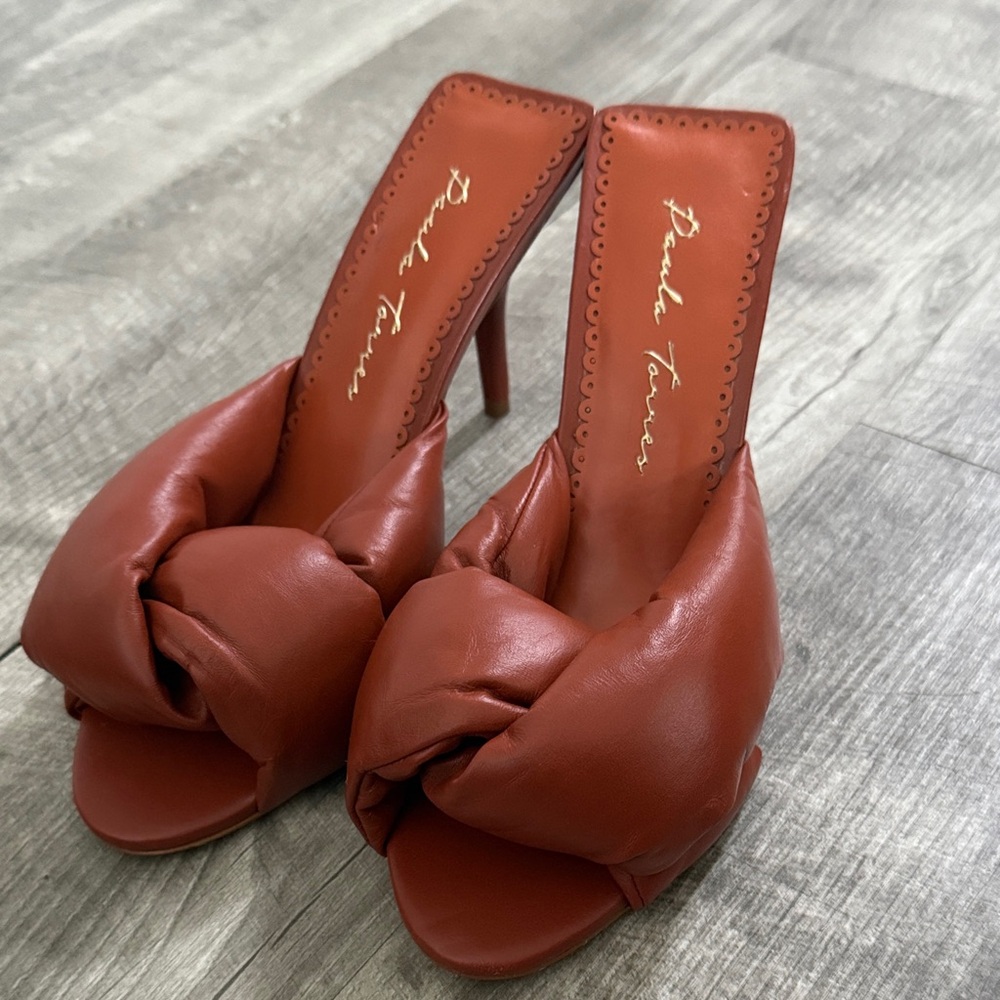 Knotted Heels - Rich Brown